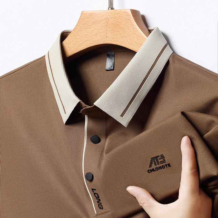 Herren feuchtigkeitsregulierendes Poloshirt mit modernem Kragen Aliams