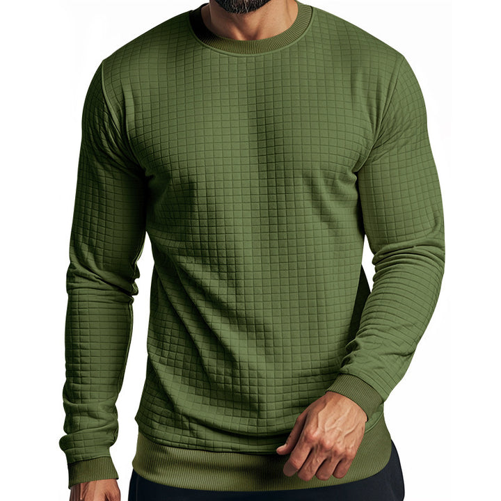 Herren strukturierter Langarmpullover Aliams