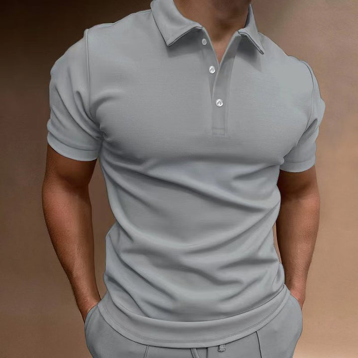 Männer leistungsorientiertes Kurzarm Polo-Shirt Aliams