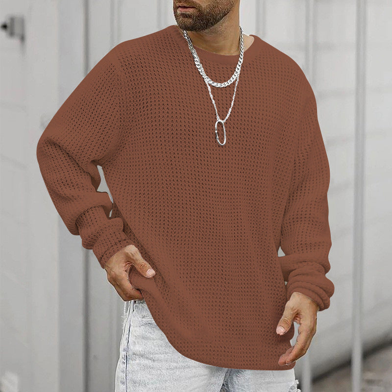 Herren Grobstrickpullover mit modernem Schnitt und kuscheligem Innenfutter Aliams
