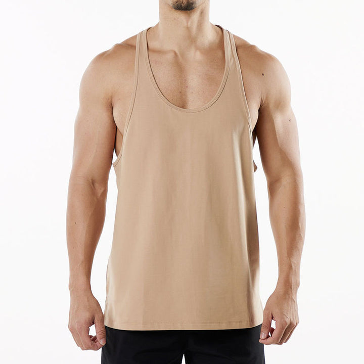 Herren Sportliches Muskelshirt mit Racerback-Design Aliams