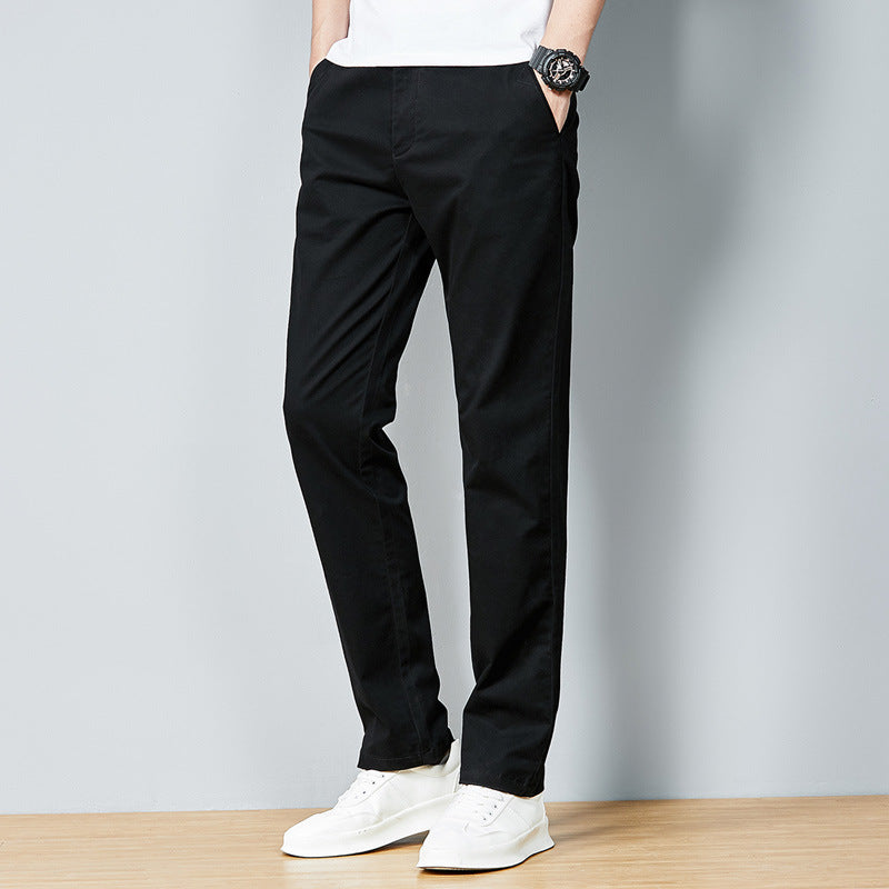 Herren schicke Business-Hose mit schmaler Passform und elastischem Bund Aliams