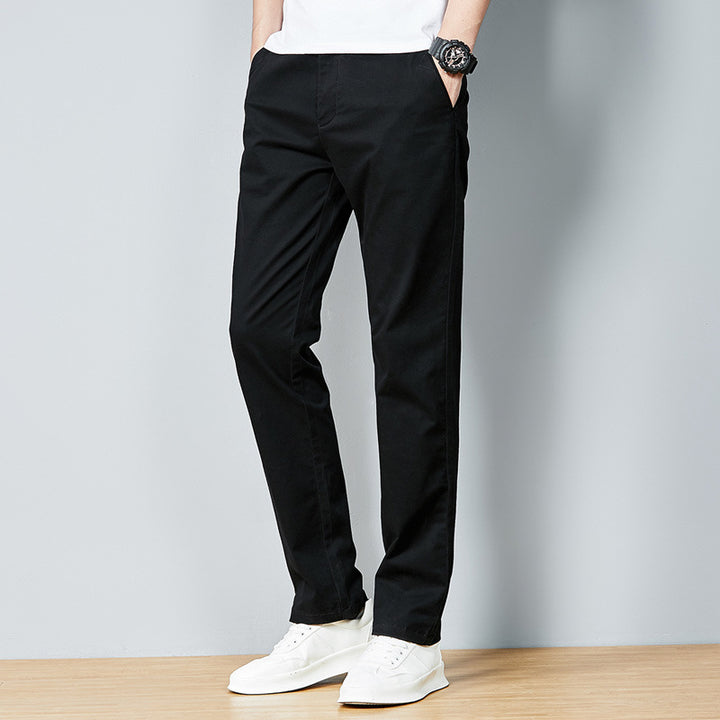 Herren schicke Business-Hose mit schmaler Passform und elastischem Bund Aliams