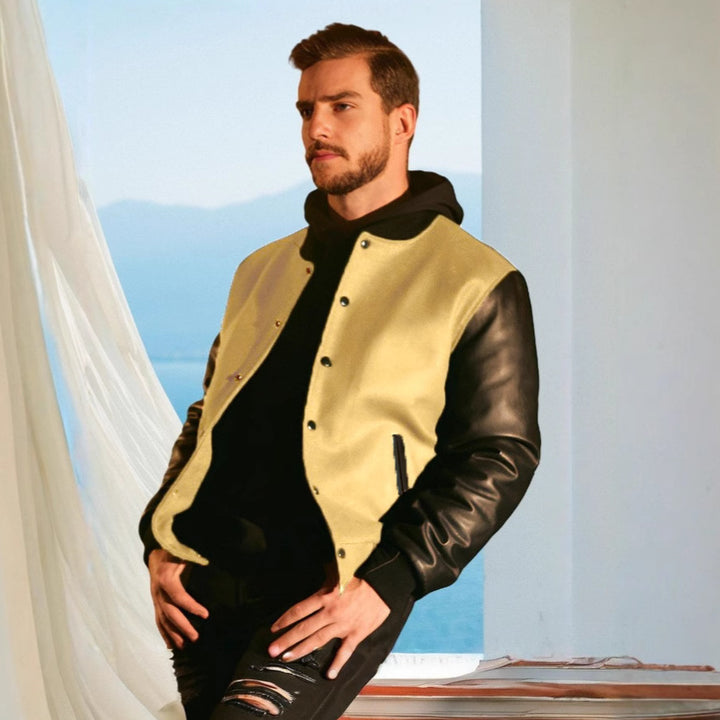 Herren Retro Collegejacke Aliams