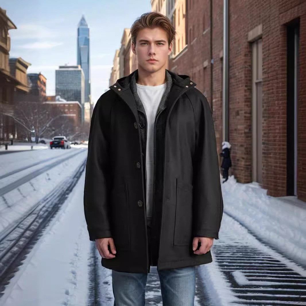 Herren funktionale Übergangsjacke mit praktischen Taschen und modernem Design Aliams