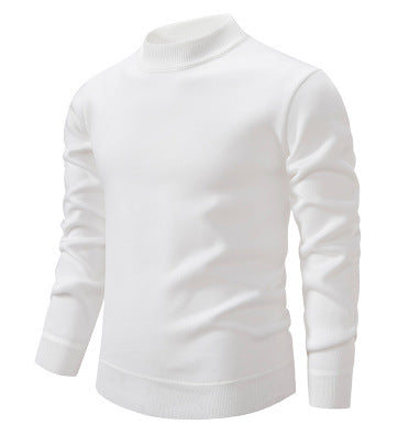 Herren Hochwertiger Strickpullover mit modernem Stehkragen Aliams