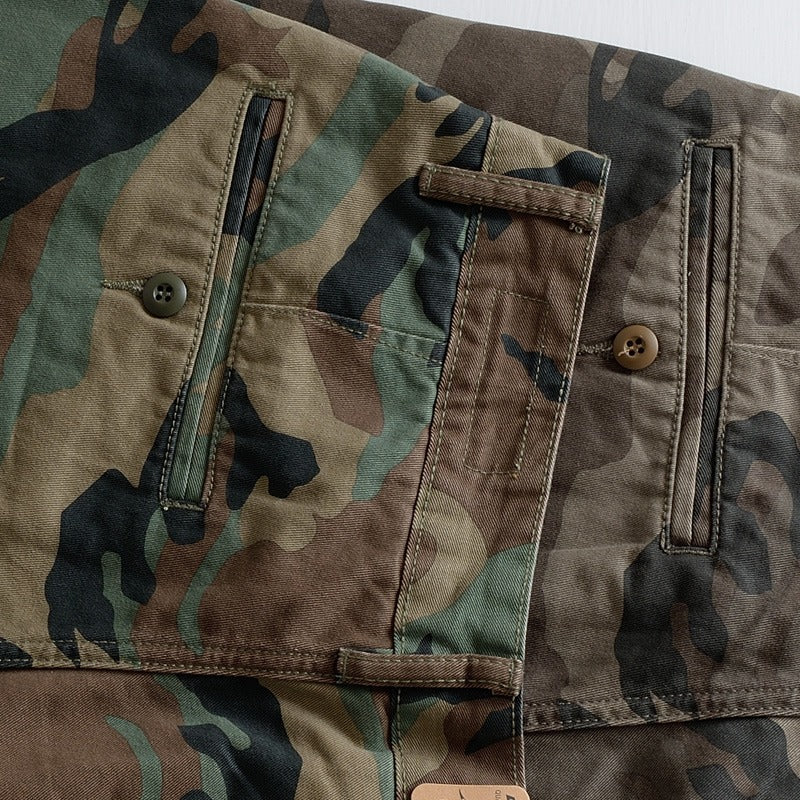 Herren Cargo-Shorts mit multifunktionalen Taschen und strapazierfähigem Material Aliams