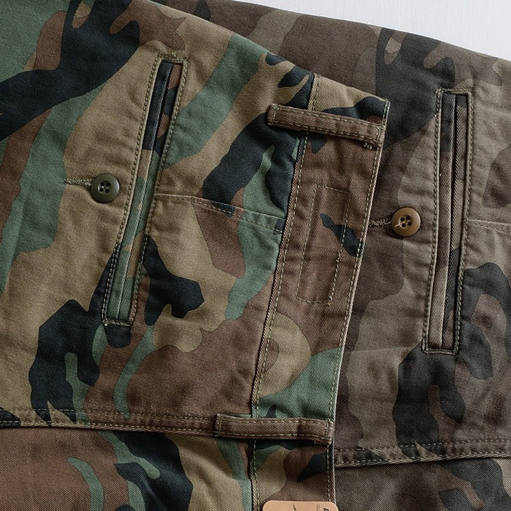 Herren Cargo-Shorts mit multifunktionalen Taschen und strapazierfähigem Material Aliams