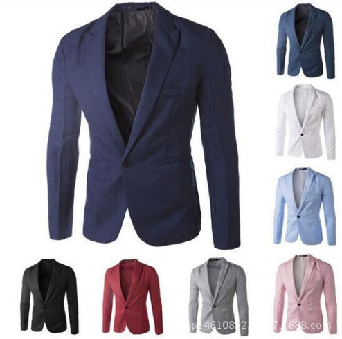 Herren eleganter Anzugblazer mit modernem Schnitt und feiner Textur Aliams