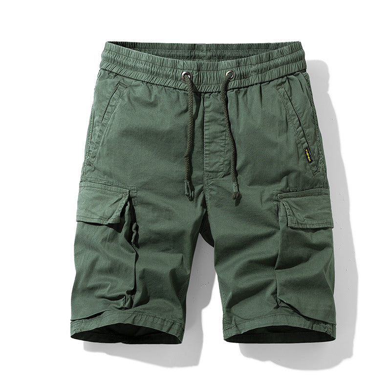 Herren Cargo-Shorts mit elastischem Bund und multifunktionalen Seitentaschen Aliams