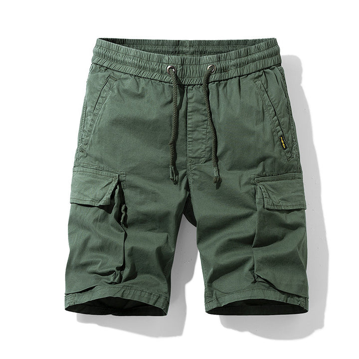Herren Cargo-Shorts mit elastischem Bund und multifunktionalen Seitentaschen Aliams