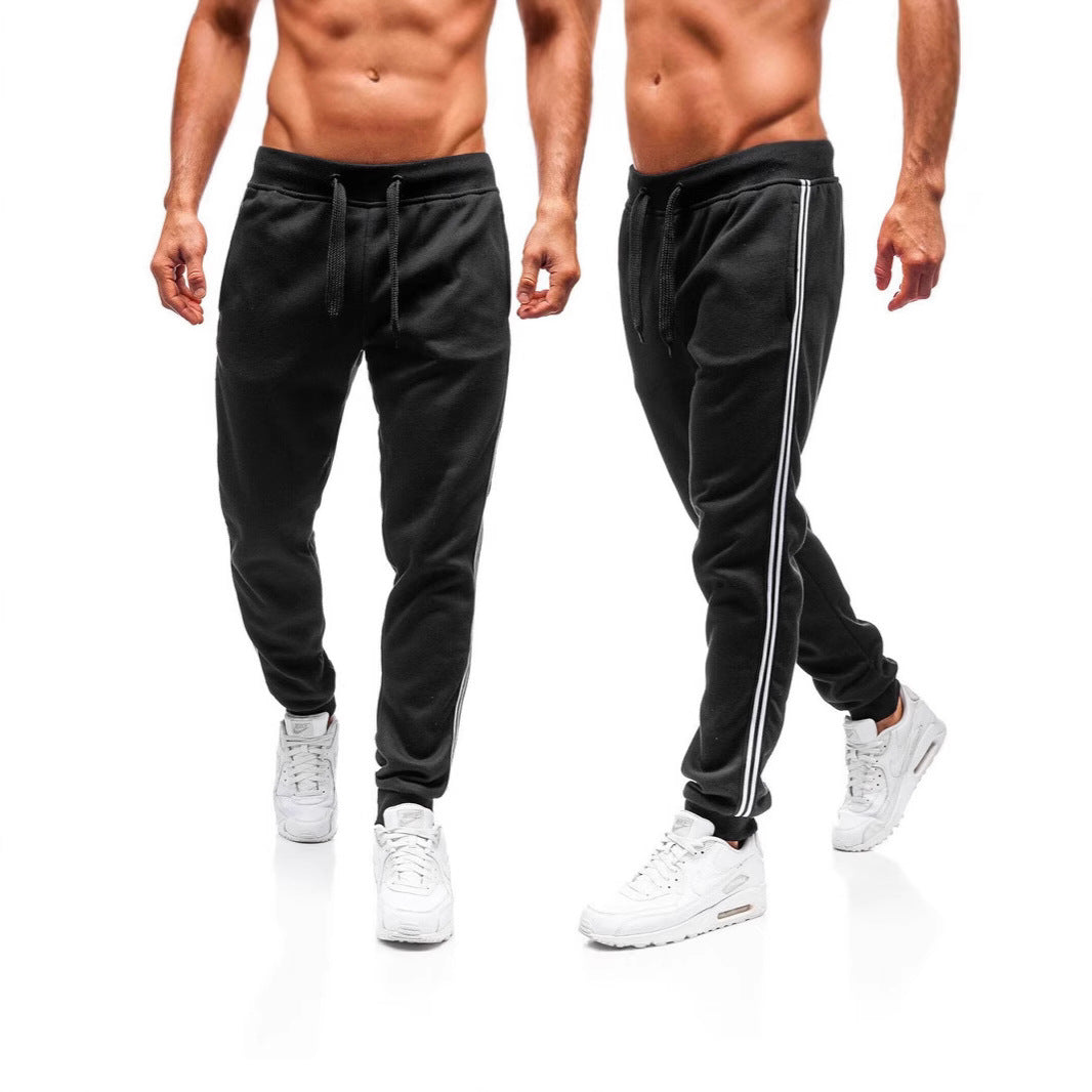 Herren Sportliche Sweatpants mit seitlichen Streifen Aliams