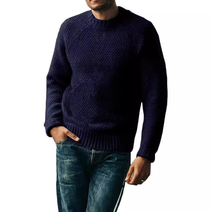 Herren Strickpullover mit zeitlosem Strukturdesign Aliams