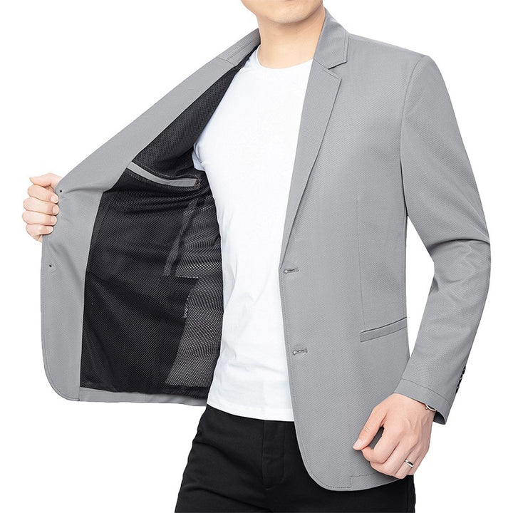 Homme Modernes Blazer-Jacke mit Technischem Stoff Aliams