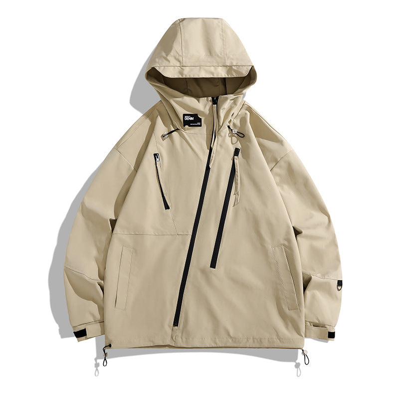 Herren Funktionsjacke mit vielseitigen Taschen und wasserdichtem Design Aliams