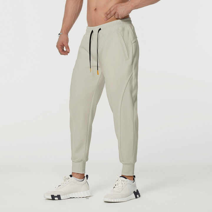 Herren sportliche Jogginghose mit elastischem Bund und seitlichen Taschen Aliams