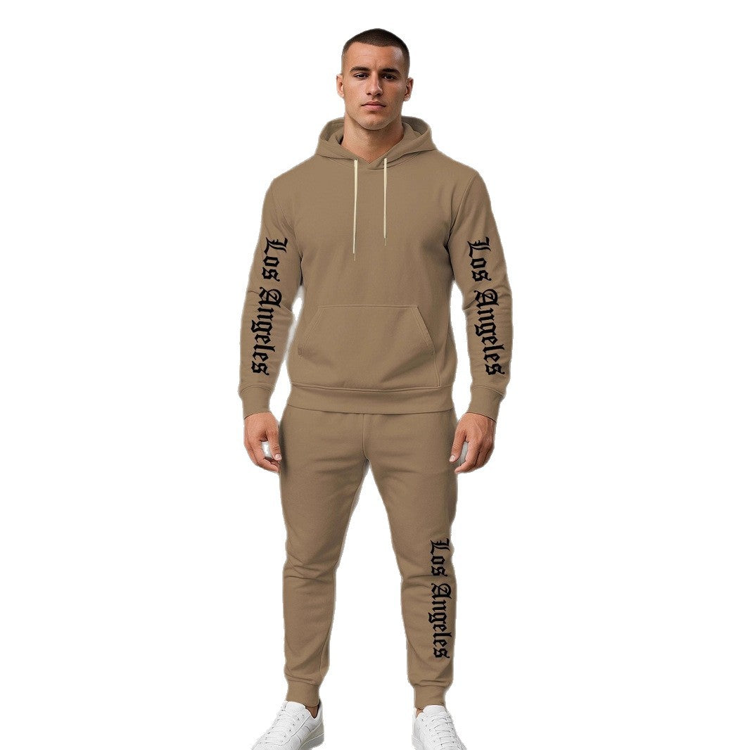 Herren Sportlicher Hoodie- und Jogginghosensatz Aliams