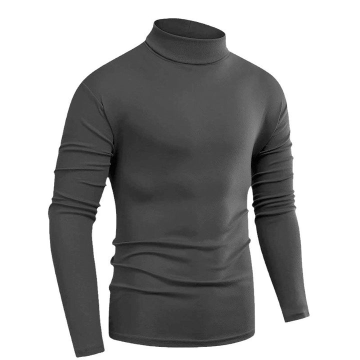 Herren Elegantes Langarm-Polohemd Aliams