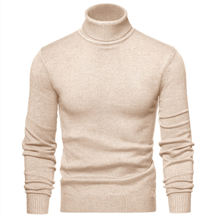 Herren Zeitloser Rollkragenpullover aus weicher Wolle Aliams