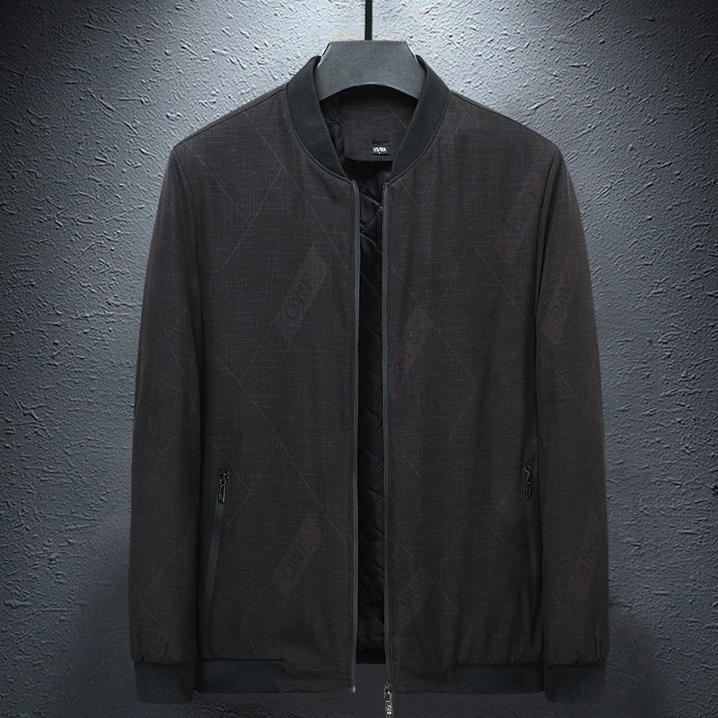 Herren funktionale leichtgewichtige Bomberjacke mit atmungsaktivem Innenfutter Aliams