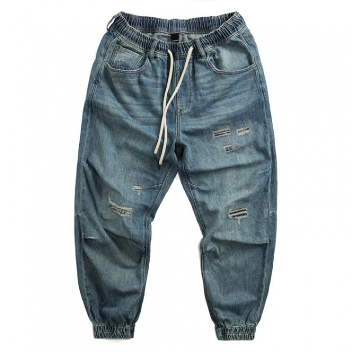 Herren lässige Jeans mit modischem Destroyed-Look Aliams