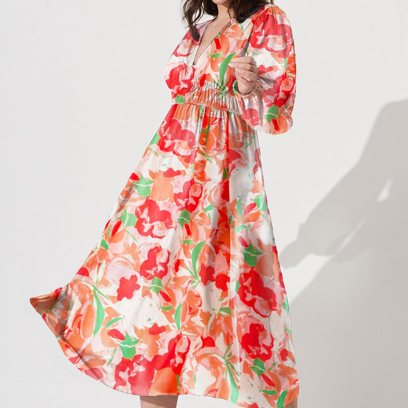 Aliams | Elegantes Floral Kleid