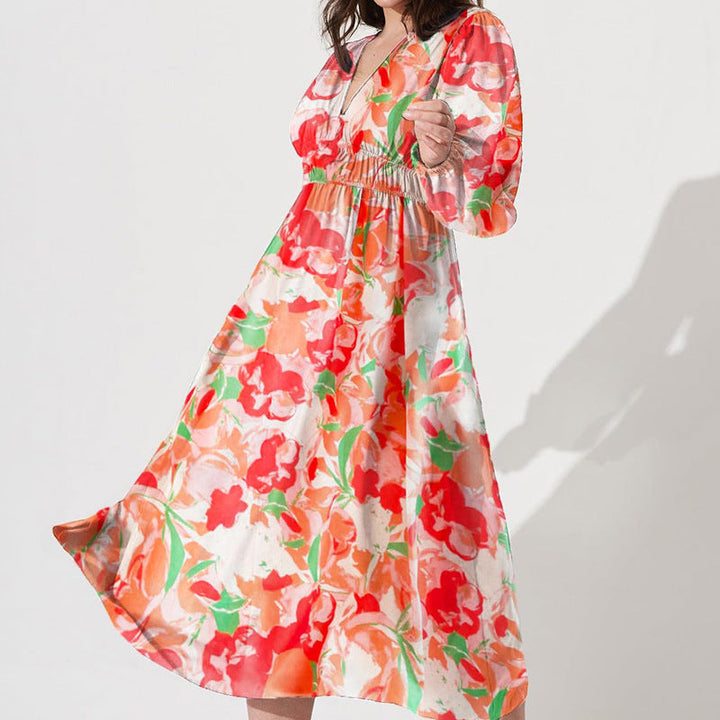 Aliams | Elegantes Floral Kleid