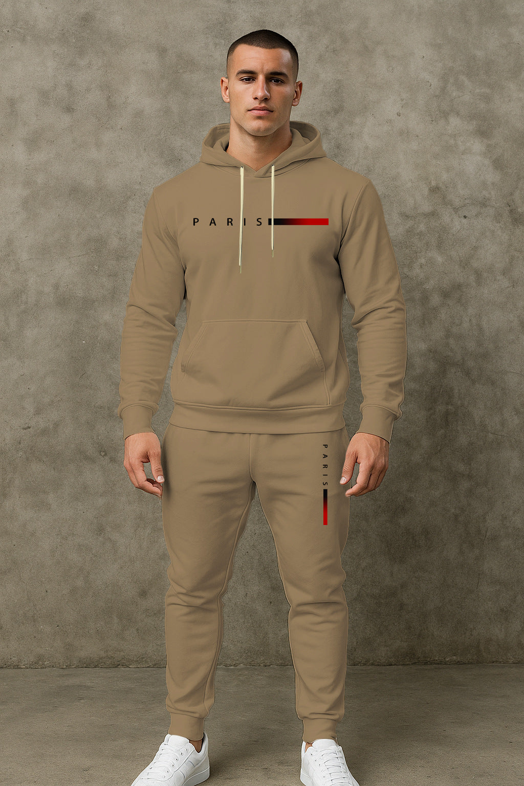 Herren sportlicher Hoodie und Jogginghose Set Aliams