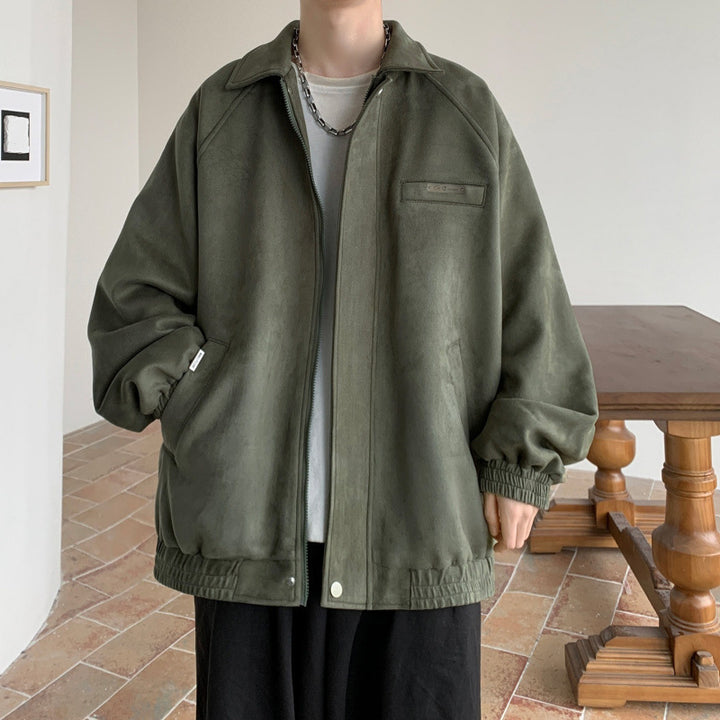 Herren Übergroße Steppjacke mit praktischen Taschen Aliams