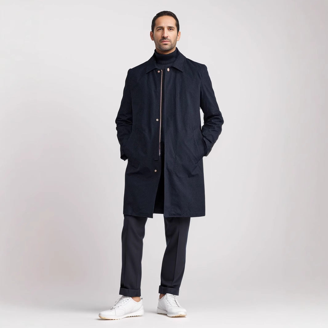 Herren klassischer Wollmantel Aliams