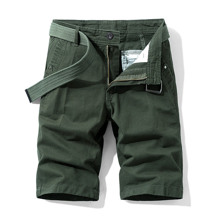 Herren Cargo-Shorts mit vielseitigen Taschen und elastischem Bund Aliams
