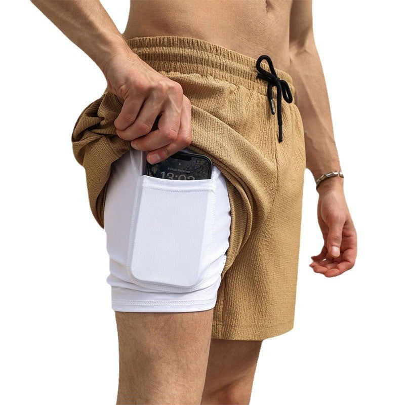 Herren Shorts aus strapazierfähigem Schnell trocknendem Material mit geräumigen Seitentaschen Aliams