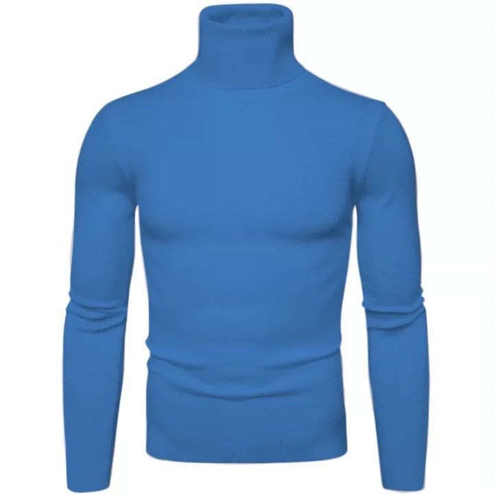 Herren eleganter Rollkragenpullover aus feiner Merinowolle Aliams