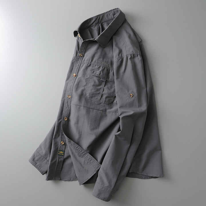 Herren funktionale Outdoor-Hemd und Cargo-Hose Aliams