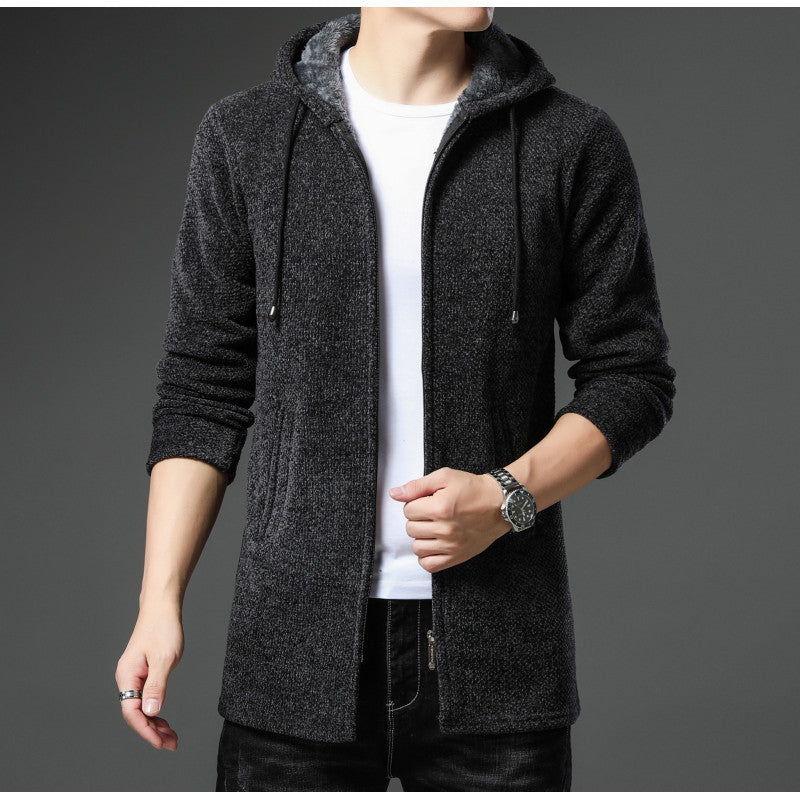 Herren urbane Freizeitjacke mit Kapuze Aliams