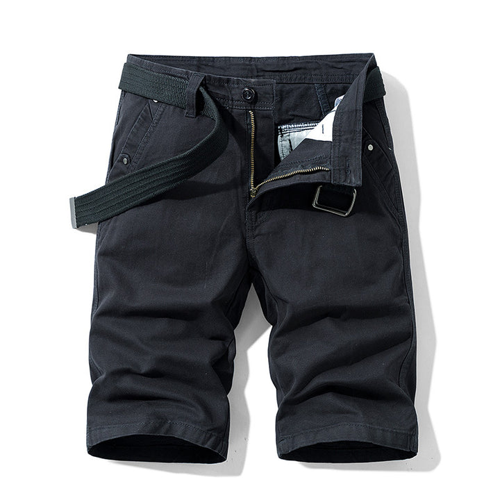 Herren Cargo-Shorts mit vielseitigen Taschen und elastischem Bund Aliams