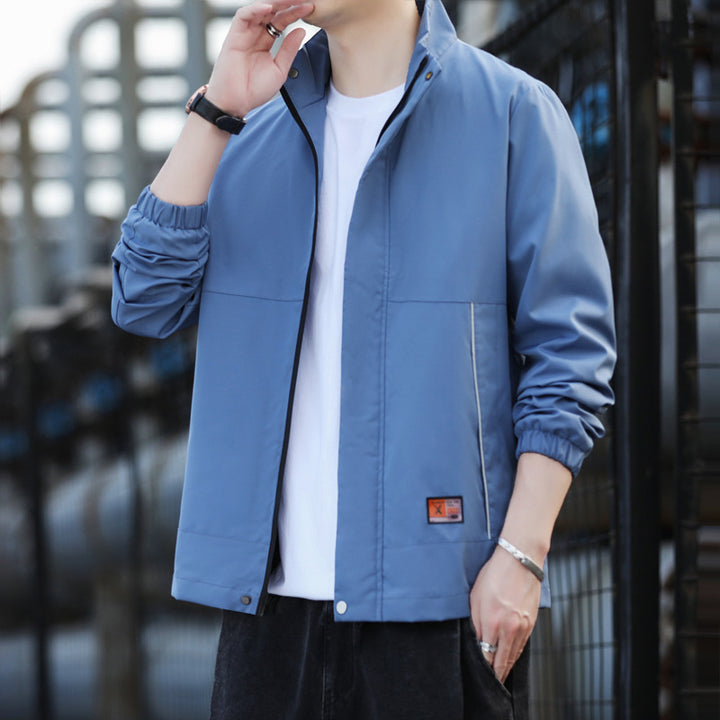 Herren winddichte Freizeitjacke mit atmungsaktiven Einsätzen und praktischen Taschen Hedi-Mode