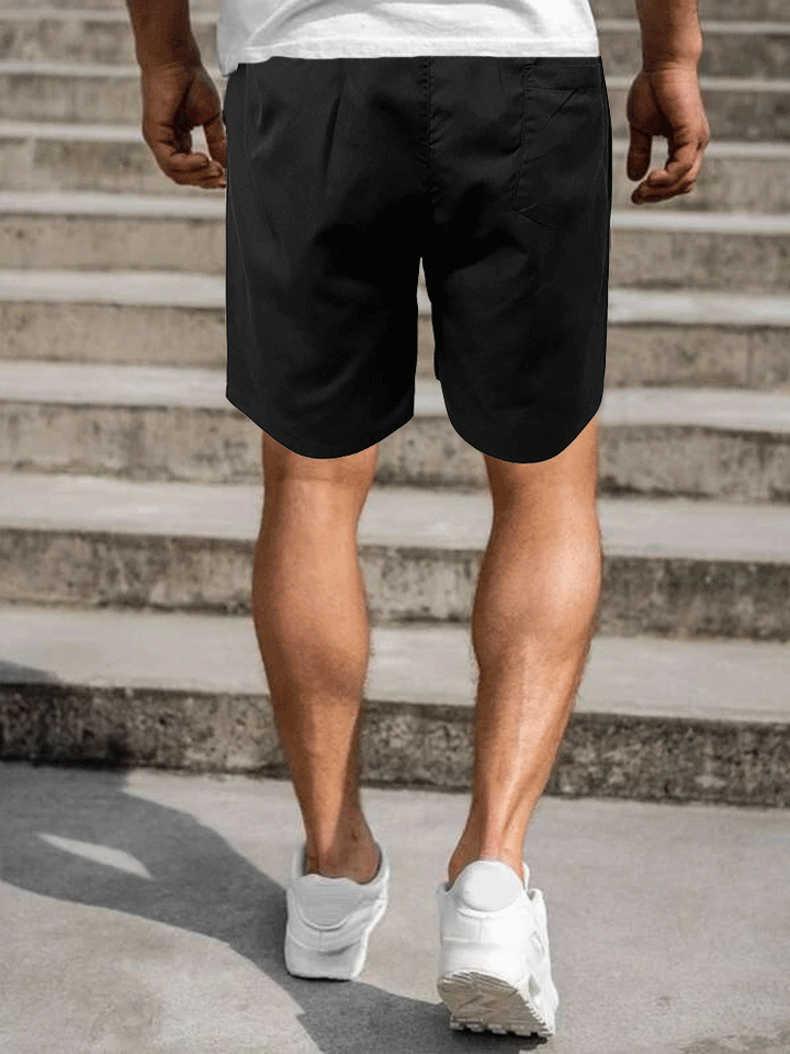 Herren Sportliche Freizeithorts mit elastischem Bund und praktischen Seitentaschen Aliams