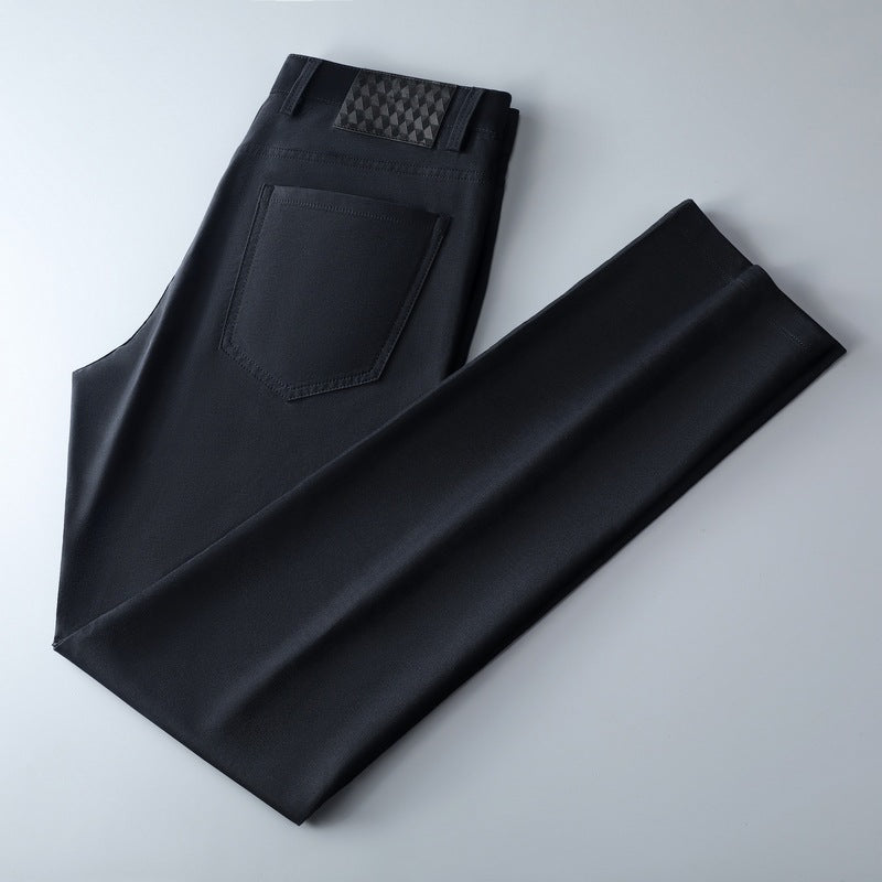 Herren elegante Slim-Fit Jeanshose mit hohem Tragekomfort und flexibler Bundverstellung Aliams