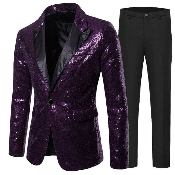 Herren Glitzer-Smokinganzug Aliams