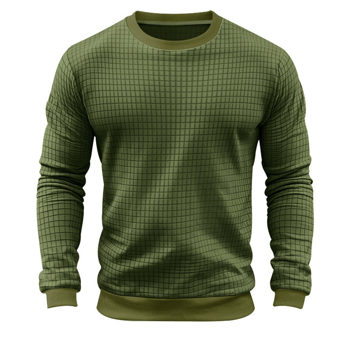 Herren strukturiertes Sweatshirt mit modernem Schnitt und hohem Tragekomfort Aliams
