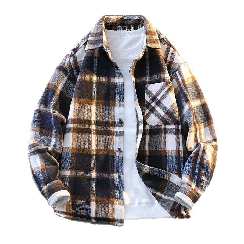 Herren Flanell Hemdjacke im zeitlosen Karomuster Aliams