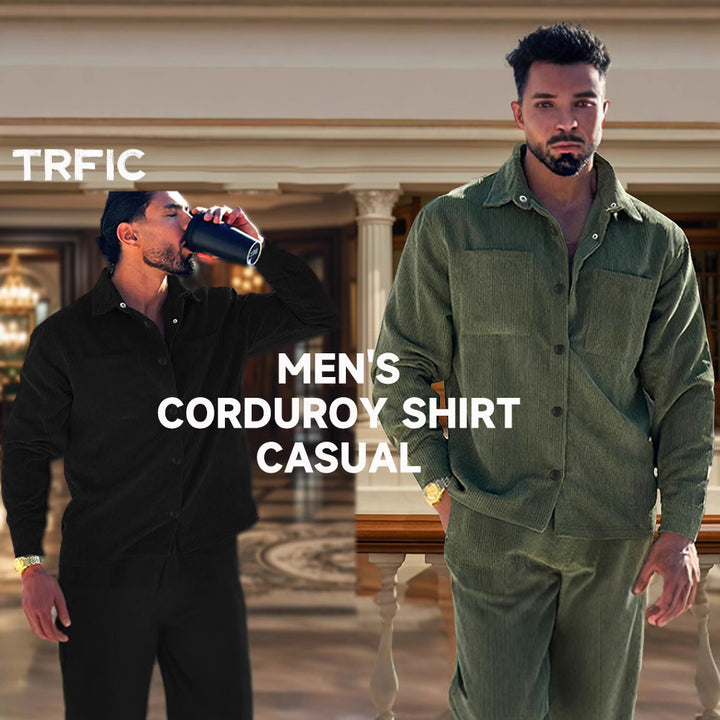 Herren Freizeitschirt aus weichem Komfortmaterial mit praktischen Taschen Aliams