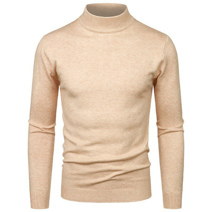 Herren eleganter Rollkragenpullover aus feiner Baumwollmischung Aliams