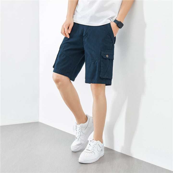 Herren Cargo-Shorts mit funktionalen Seitentaschen Aliams