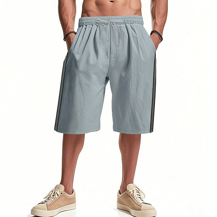 Herren Sportliche Freizeithosen mit elastischem Bund und funktionalen Seitentaschen Aliams