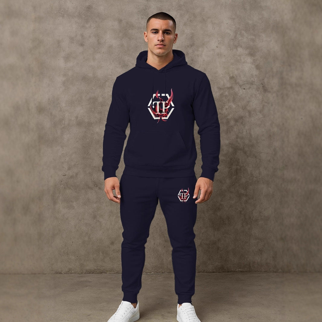 Herren Sportives Hoodie- und Jogginghose-Set Aliams