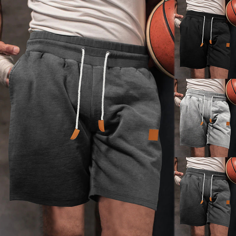 Herren sportive Sweatshorts mit verstellbarem Bund Aliams