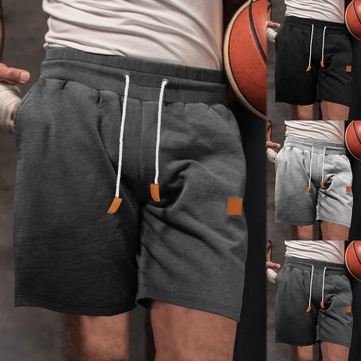 Herren sportive Sweatshorts mit verstellbarem Bund Aliams
