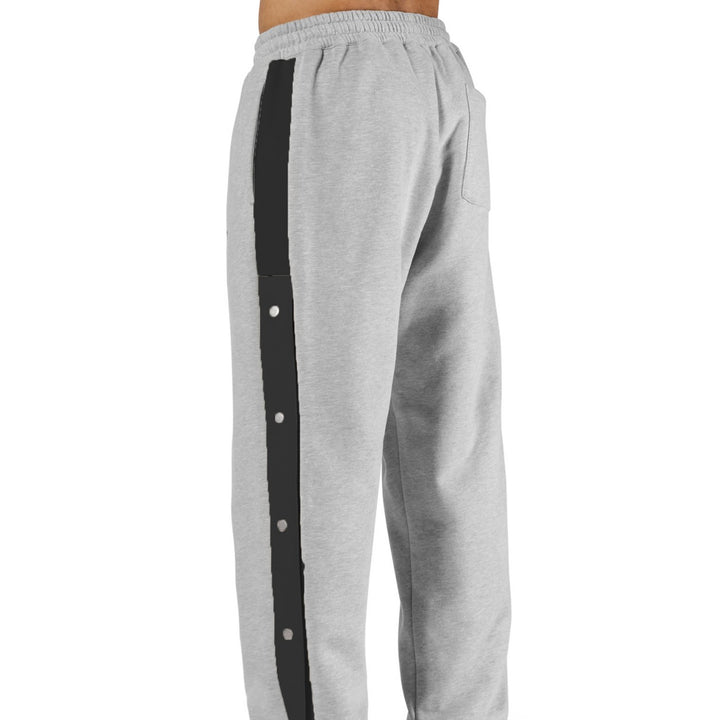 Herren Sportliche Freizeithosen mit praktischen Druckknöpfen und elastischem Bund Aliams